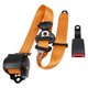 thumbnail image 2 of Cinturón De Seguridad De Coche De 3 Puntos Cinturón De Seguridad Retráctil Automático Para Autobuses Go Kart Naranja, 2 of 3