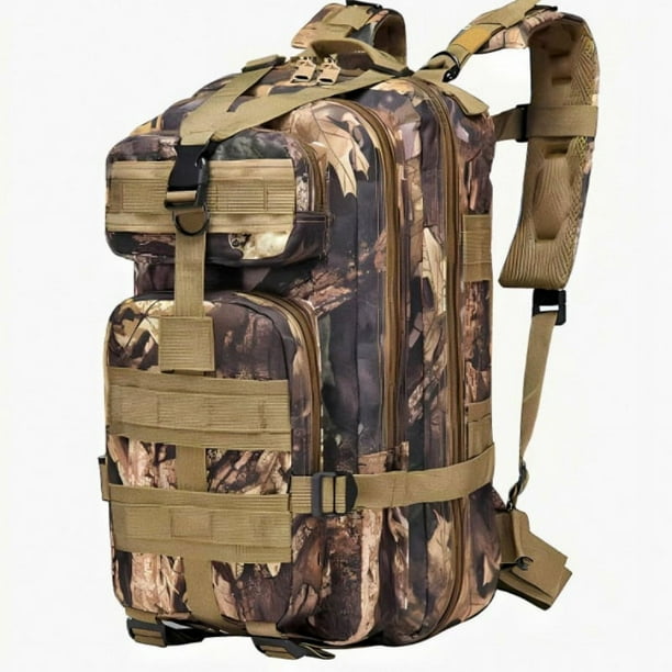 1pc Multifunctional Tactical Sports Bag, Portable Large Capacity Backpack, Outdoor Camping Hiking Fishing Travel Rucksack