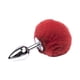 thumbnail image 1 of Plug Anal Cola de Conejo Acero Inoxidable Rojo Talla S, 1 of 2