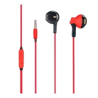 Genérico - Audífonos Manos Libres Jack 3.5Mm Alta Calidad K38 Kin Rojo