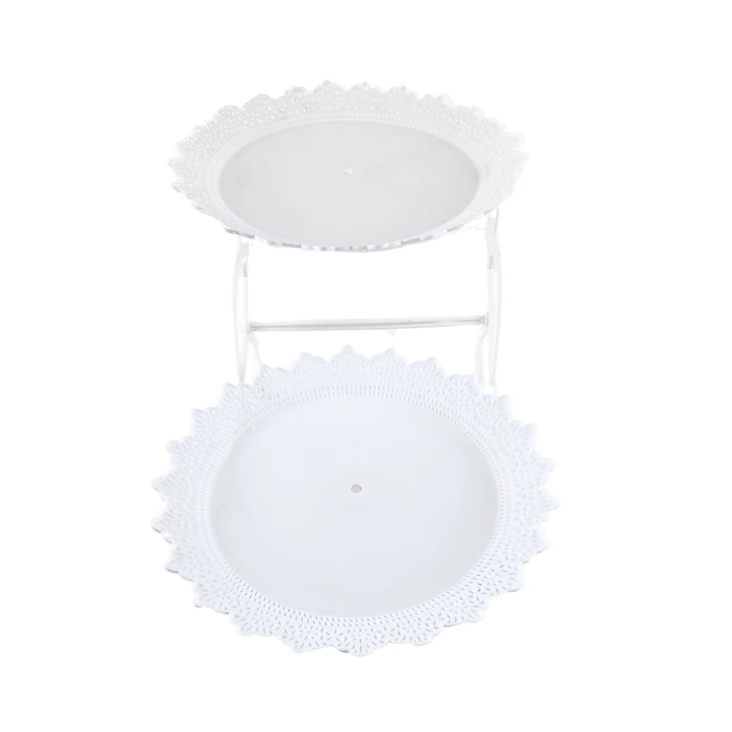 Disparo - Mostrador Decorativo Blanco 2 Pisos Para Celebraciones
