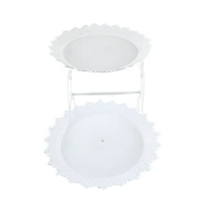 Disparo - Mostrador Decorativo Blanco 2 Pisos Para Celebraciones