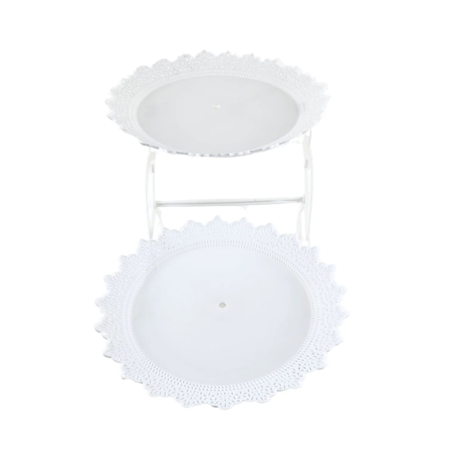 Disparo - Mostrador Decorativo Blanco 2 Pisos Para Celebraciones