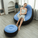 thumbnail image 2 of Sofá Tumbona Silla Inflable Reposa Pies Puff X L + Inflador Color Celeste - 212096, 2 of 3