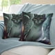 thumbnail image 3 of Gatos Guerreros Fundas de almohada de terciopelo con tema, regalos de funda de almohada, decoración para el hogar, cojín de lanzar, regalo de cumpleaños para fans y parejas.66*66cm., 3 of 6