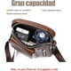 thumbnail image 3 of Bolso Bandolera Para Hombre-bolso Bandolera De Piel Para Hombre, Tamaño Pequeño, Bolso De Hombro Para Tableta, Viajes, Oficina, Negocios, 3 of 6