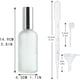 thumbnail image 3 of Botellas Perfume Vacías YU FENG Vidrio 100 ml Recargables 3 Pack, 3 of 3