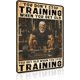 thumbnail image 1 of Letrero estaño metal gimnasio no dejas entrenar envejeces vintage arte pared hogar boxeo club 30x40cm, 1 of 6