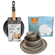 thumbnail image 2 of Kit Completo Hogar: Vajilla De Loza 16 Piezas + Juego 3 Sartenes Antiadherentes, 2 of 9