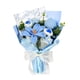 thumbnail image 4 of Ramo De Flores De Ganchillo Multifuncional Para Decoración Central De Dormitorio Y Escritorio Azul, 4 of 5