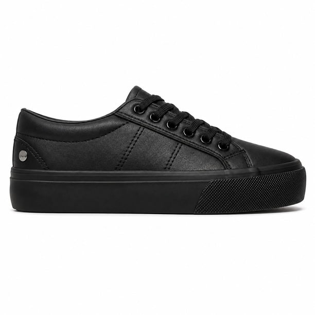 Zapatilla Negro Unisex Ecocuero Brooklyn LD06 negro 35