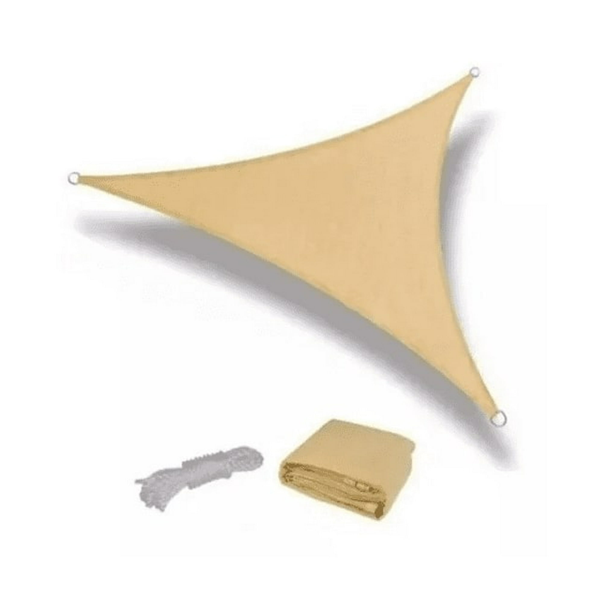 Toldo Vela Triangular 3.5 X 3.5 X 3.5 Mts Beige