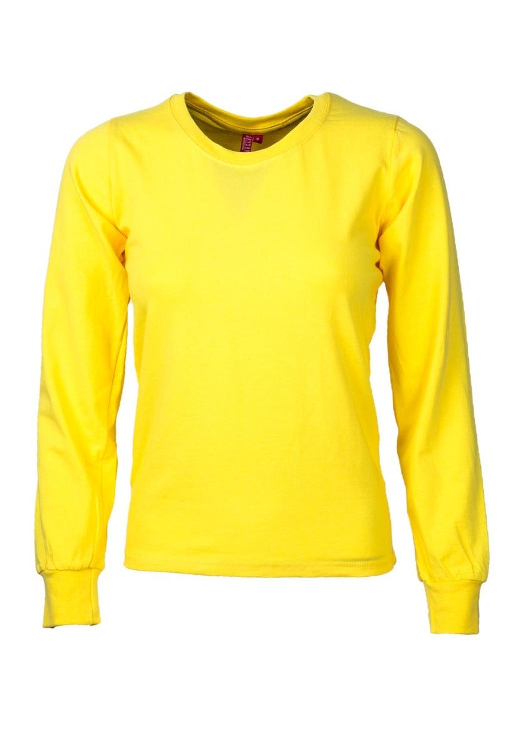 Jayson - Polera Polo Spandex M/L Mujer Amarillo S