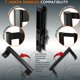 thumbnail image 4 of Juego de manija para puerta corrediza de vidrio T-HAKEN negro con cerradura con llave, 4 of 6