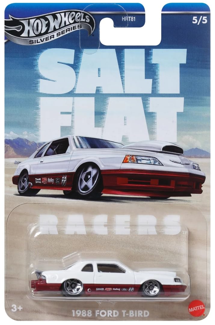 Toy Hot Wheels Silver Series Salt Fiat Racers 1988 Ford T-Bird