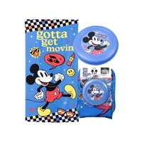 Mashini - Toalla Niño Niña Con Frisbee Y Bolsa Mickey