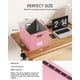 thumbnail image 3 of Organizador de archivos Oterri, caja de archivos portátil con tapa, color rosa, 3 of 7