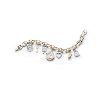 Pulsera Con Dijes De Cristal De Primera Calidad De Anne Klein