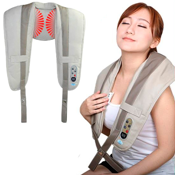 Movi - Masajeador Cervical Y De Hombros Con Calor Infrarrojo Ajustable