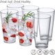 thumbnail image 3 of Juego de 6 vasos Amazing Abby 850 ml libres de BPA, 3 of 4