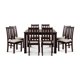 thumbnail image 3 of Comedor Ñuble Cuadrado 120X120 Cm Con 8 Sillas Chocolate-Beige, 3 of 13