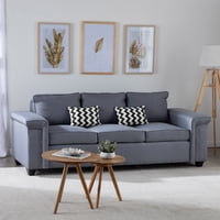 Muebles Cottoni - Sofá 3 Cuerpos Sicilia Tela Gris