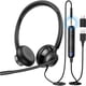 thumbnail image 1 of Auriculares USB New bee H361 con micrófono para PC y portátil, 1 of 6