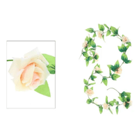 Genérico - Rosas Guirnalda Artificial 230 Cm Colgante