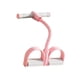 thumbnail image 3 of Banda de resistencia para pedales, tirador de tobillo con diseño de 6 tubos, cuerda elástica para sentarse, cuerda de tracción para mujeres y hombres, Rosa, 3 of 5