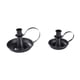 thumbnail image 4 of Candelabro Cónico De Metal De 2 Piezas, Candelabro Para Dormitorio, Elegante Y Resistente, Color Negro, 4 of 5
