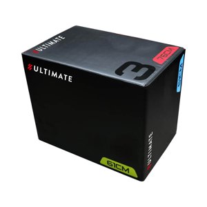 Ultimate Fitness - Cajón Pliometrico Salto Elite Antideslizante Espuma – 50X60X75Cm – Jump Box