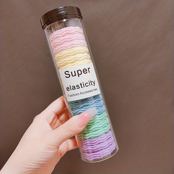 20pcs Colorful Hair Ties - High Elastic Hair Bands for Women & Girls - Soft & Comfortable Hair Scrunchies!