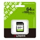 thumbnail image 1 of Tarjeta de Memoria SD Kingston 64GB Canvas Select Plus, 1 of 3