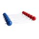 thumbnail image 5 of 6Pcs Ladder Toss Juego Pelota De Escalera Patio De Césped Al Aire Libre Juego De Playa Pelotas De Golf Rojo Y Azul, 5 of 5