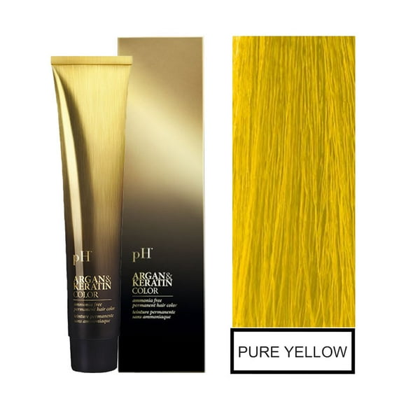 Tinte Permanente Sin amoniaco Pure Yellow y Oxidante