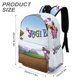 thumbnail image 3 of El Show de Oso Yogi-theme Backpack, Campus style schoolbag Bookbag with Adjustable Shoulder Straps And Large Zip Compartment, Unisex Travel Bags.42x30x15cm, 3 of 6