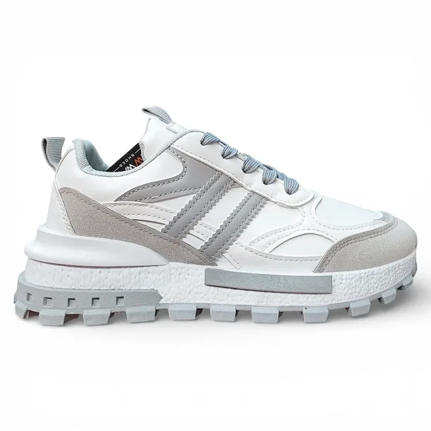 Zapatilla Urbana Mujer Camila Chunky Blanco New Walk