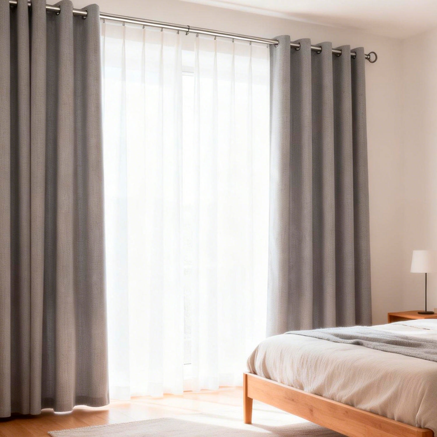 Dib - Cortina Blackout 2 Paños Altea Gris Oscuro