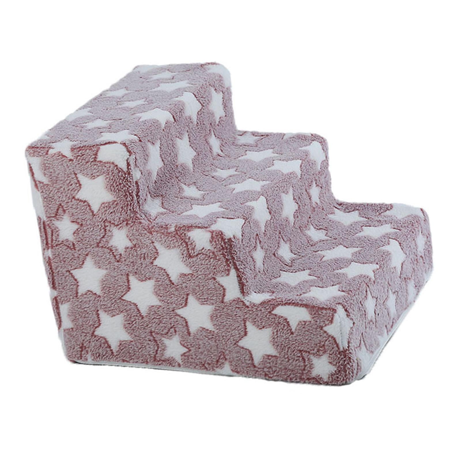 Magideal - Escalera De Perro Pasos De Mascotas 3 Pasos Escalera De Mascota Para Cama, Sofá Y Sofá Rampa Para Perros Para Perros Para Perros Para Perros Mayores Rojo