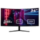 thumbnail image 1 of Monitor Curvo Gamer 34 Ultrawide 4k 165hz 1ms Profesional, 1 of 6