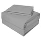 thumbnail image 3 of Juego de Sábanas Liso Gris Queen 200 Hilos, 3 of 3