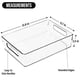 thumbnail image 3 of Contenedores de almacenamiento ShelfShaper, grandes, de plástico transparente, 12,8 x 9,7 x 3,5 pulgadas, 3 of 7