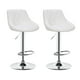 thumbnail image 1 of Pack 2 Silla Piso Bar Taburete Con Respaldo Blanco, 1 of 3