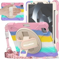 Braecnstock - Funda Braencstock Kids Para Ipad Air De 11 Pulgadas Con Accesorios, Color Rosa