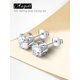 thumbnail image 3 of Pendientes Augell 925 de Plata con Circonio Cúbico, 5 pares (3‑7 mm), 3 of 7