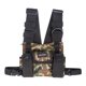 thumbnail image 3 of Arnés De Pecho Para Radio Rig Holster Pack Universal Para Acampar Pescar Viajar Estilo B, 3 of 5