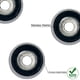 thumbnail image 3 of Topes de goma Otrestodyl de 1/2" antideslizantes, paquete de 20, 3 of 7