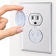 thumbnail image 1 of 10 Pc Outlet Covers, Baby Proofing Safety Child Secure Electric Plug Protectors, With Hidden Handle Square Socket Covers , For Electrical Outlets Baby Safety Plug Covers, For Kids Toddler Protectio, 1 of 2