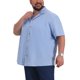 thumbnail image 4 of INSPIRE CHIC Camisas Hawaianas de Verano de Manga Corta con Bolsillo en el Pecho y Cuello de Campamento para Hombres Grandes y Altos Regreso a Clases 2XL Azul Claro, 4 of 5