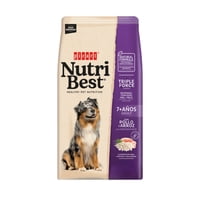 Nutribest Para Perros Senior 7+ Años Pollo Y Arroz 15 Kg.